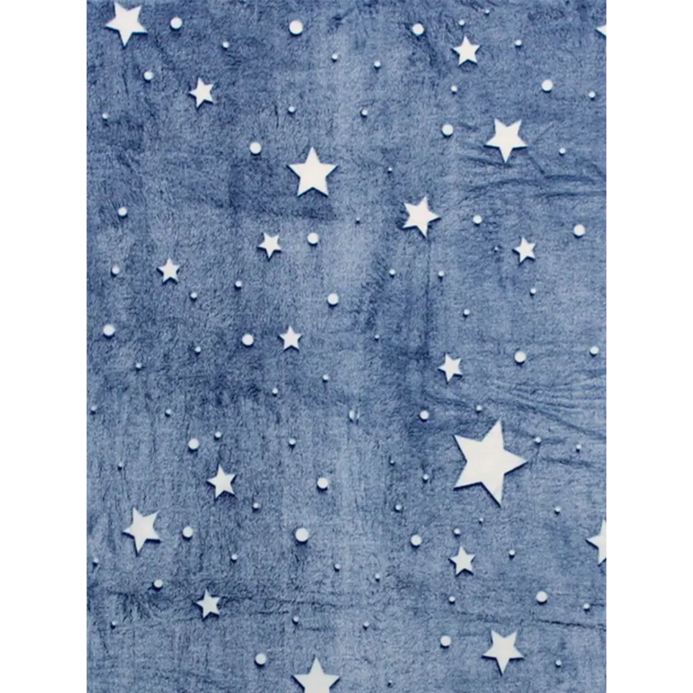 Фото 4 Плед Ultramarine Звездная ночь 150x200 см, флис, цвет разноцветный Фото 4 Плед Ultramarine Звездная ночь 150x200 см, флис, цвет разноцветный
