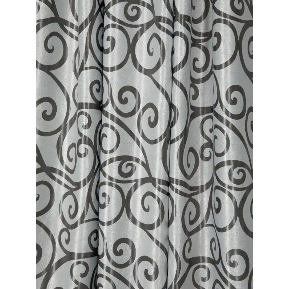 Фото 3 Штора на шторной ленте ТД Текстиль Круг 200х270 см цвет серый Фото 3 Штора на шторной ленте ТД Текстиль Круг 200х270 см цвет серый