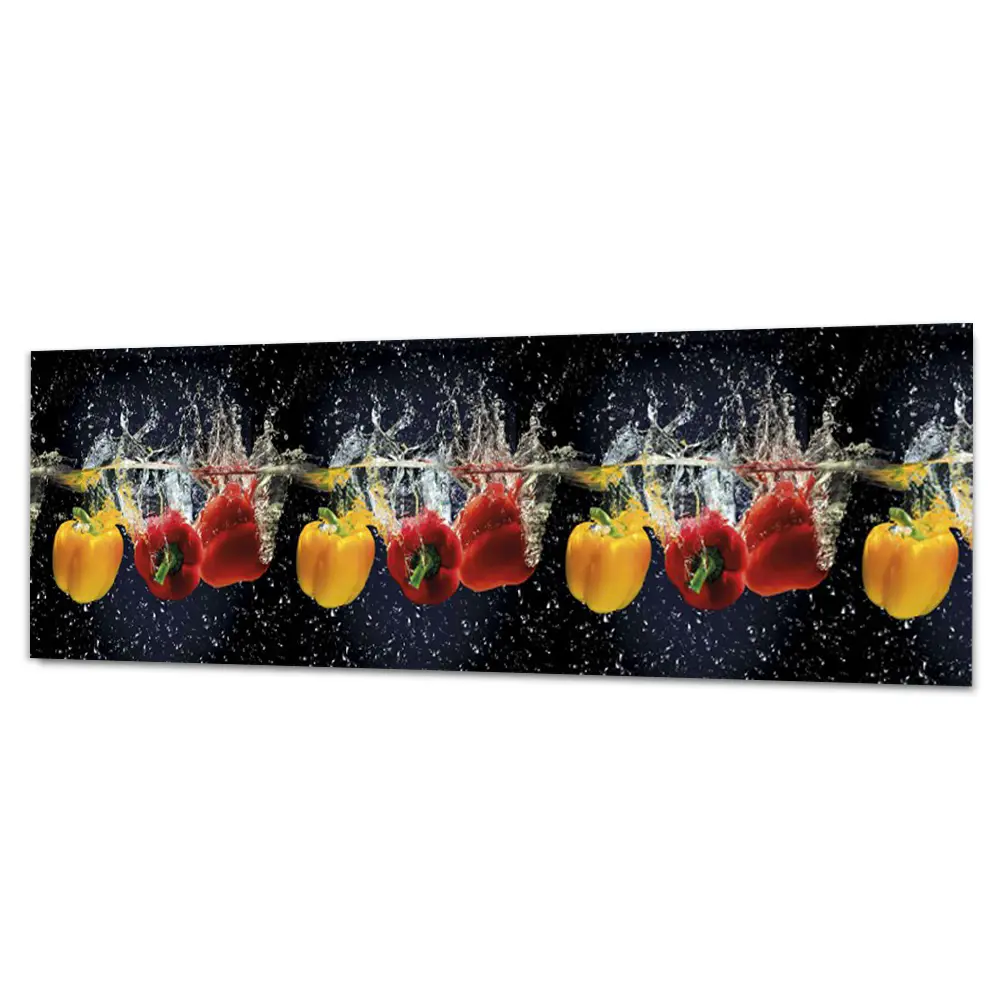 Фото Стеновая панель глянцевая Фартукофф Паприка 200x60x0.15 см ПВХ цвет разноцветный Фото Стеновая панель глянцевая Фартукофф Паприка 200x60x0.15 см ПВХ цвет разноцветный