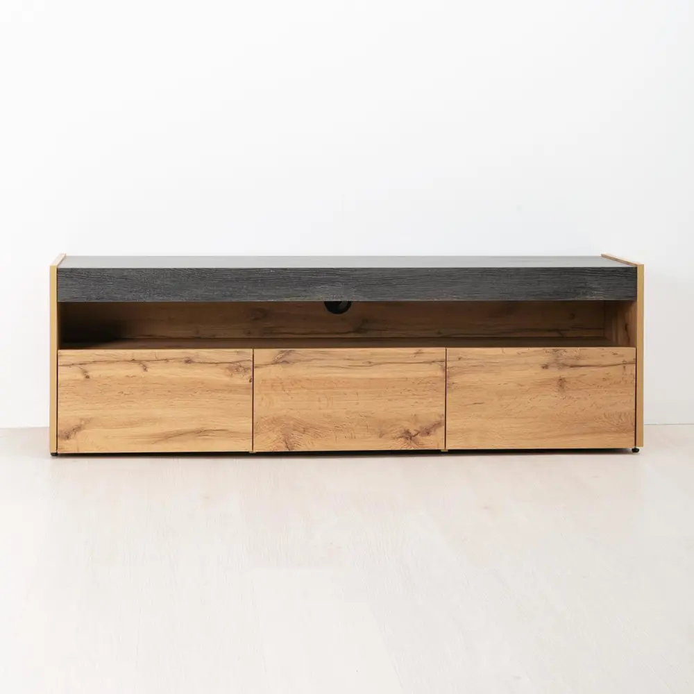 Фото 5 Тумба под телевизор Моби 13.272 139.3x44.6x34.1 см ЛДСП цвет kraft Фото 5 Тумба под телевизор Моби 13.272 139.3x44.6x34.1 см ЛДСП цвет kraft