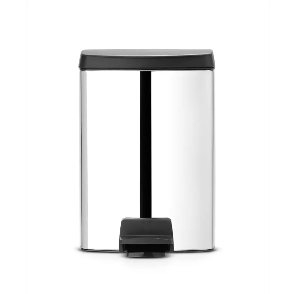 Фото Ведро для мусора Brabantia Pedal Bin 395628 10л цвет сталь Фото Ведро для мусора Brabantia Pedal Bin 395628 10л цвет сталь