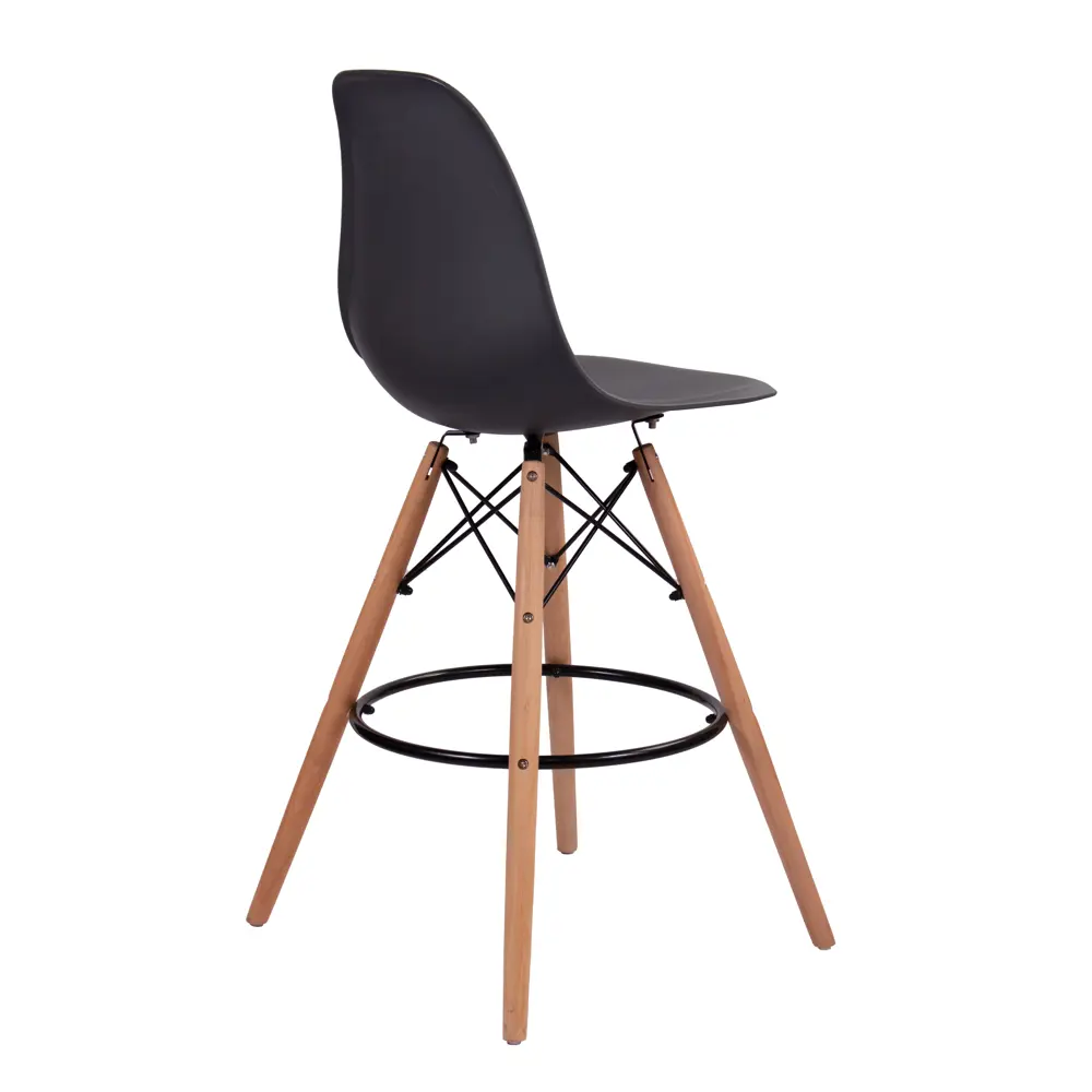 Фото 3 Стул барный Treet Fitz STFB-0302 47x43x109 см полипропилен цвет темно-серый Фото 3 Стул барный Treet Fitz STFB-0302 47x43x109 см полипропилен цвет темно-серый