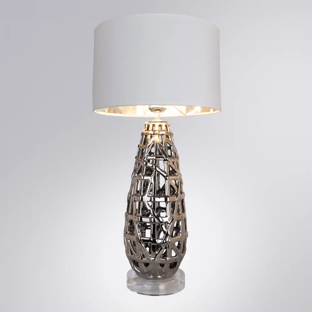 Фото 2 Настольная лампа ARTE LAMP A4002LT-1CC цвет хром Фото 2 Настольная лампа ARTE LAMP A4002LT-1CC цвет хром
