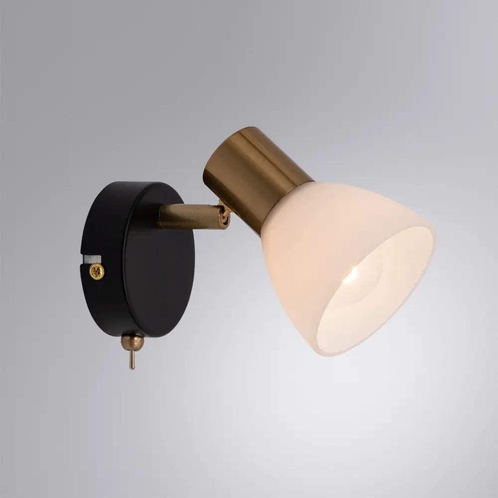 Фото 2 Спот поворотный ARTE LAMP A3117AP-1BK FALENA 1 лампа цвет черный Фото 2 Спот поворотный ARTE LAMP A3117AP-1BK FALENA 1 лампа цвет черный