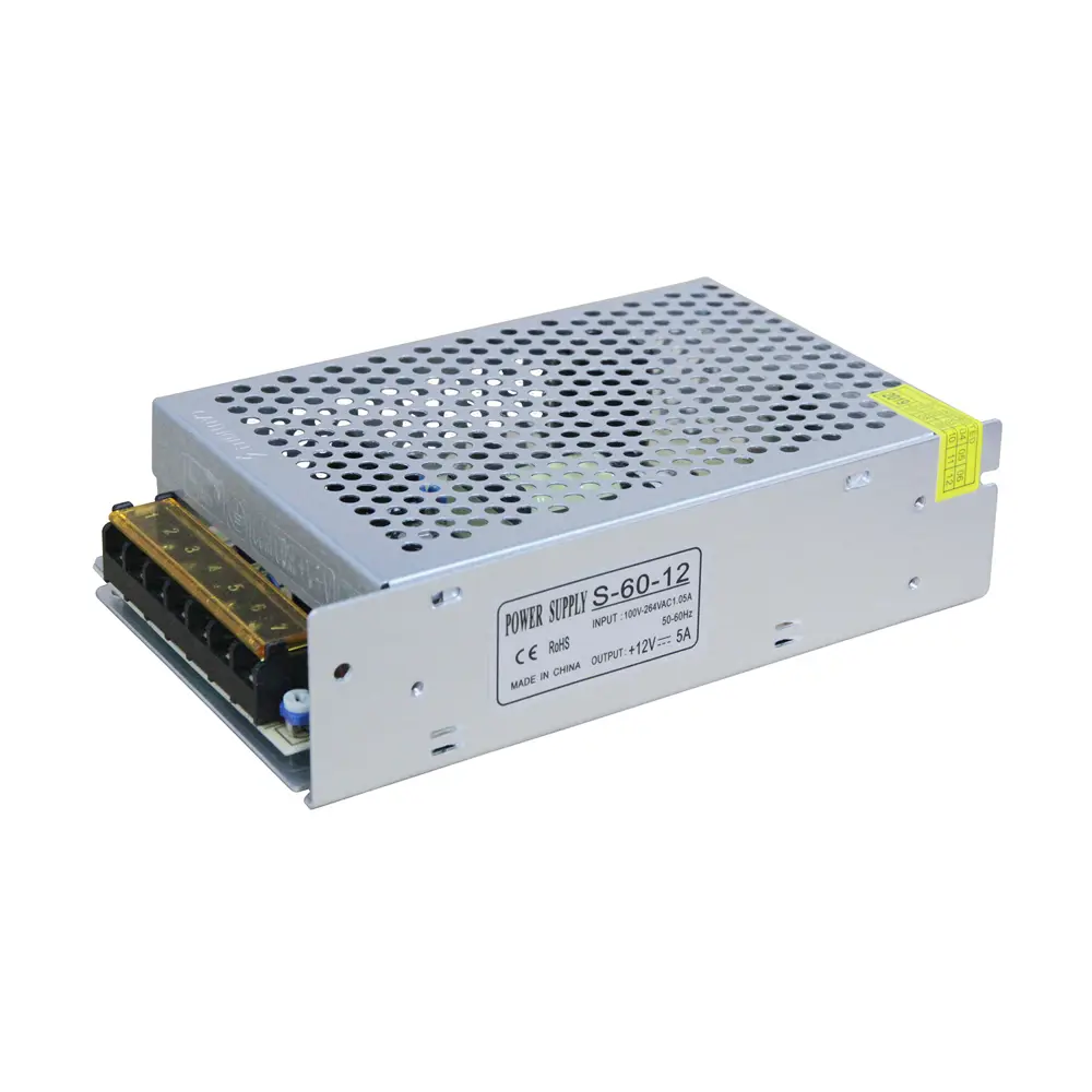 Фото 2 Блок питания для светодиодов GAUSS 202003060 12 В 60 Вт IP20 Фото 2 Блок питания для светодиодов GAUSS 202003060 12 В 60 Вт IP20