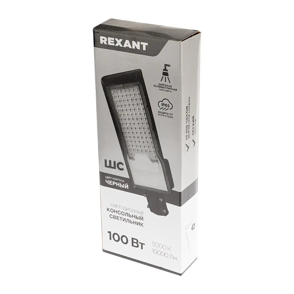 Фото 2 Светильник подвесной уличный светодиодный REXANT 607-301 IP65 цвет черный Фото 2 Светильник подвесной уличный светодиодный REXANT 607-301 IP65 цвет черный