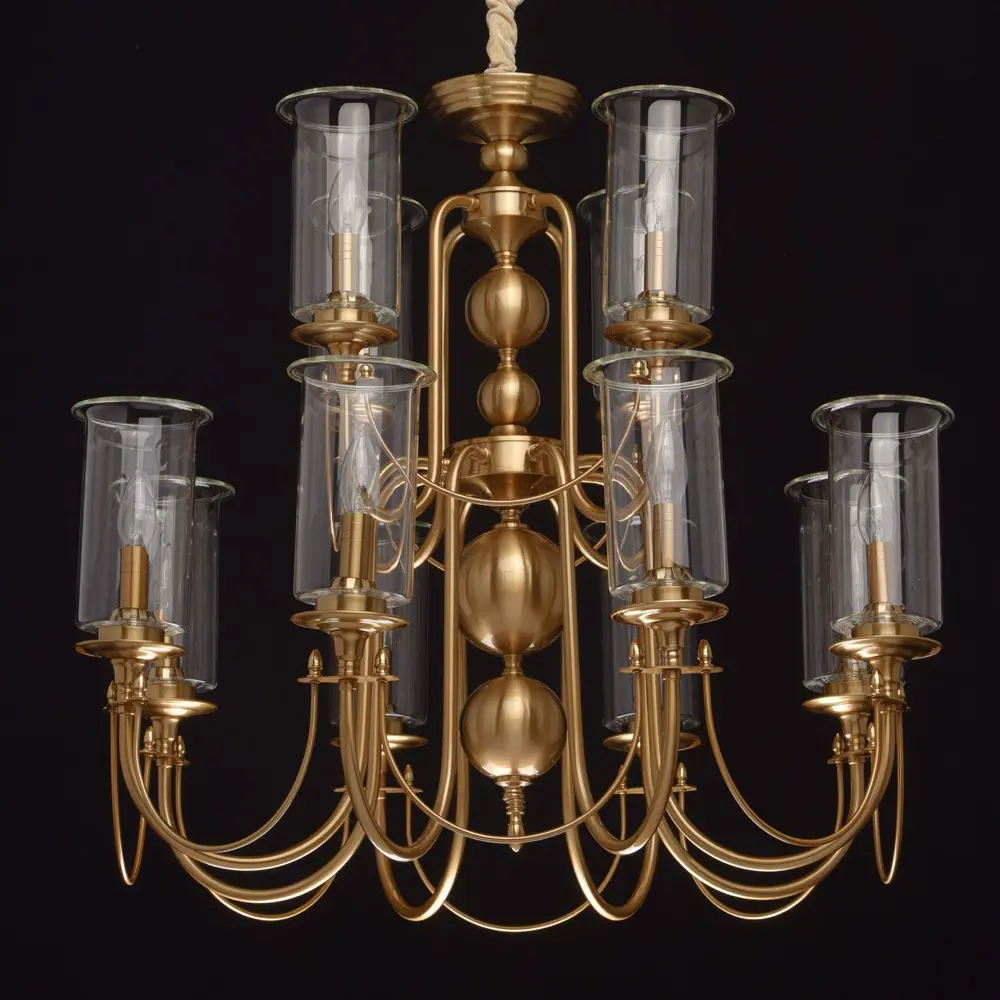 Фото 6 Люстра потолочная MW 481012812 12 ламп 24 м² цвет латунь Фото 6 Люстра потолочная MW 481012812 12 ламп 24 м² цвет латунь