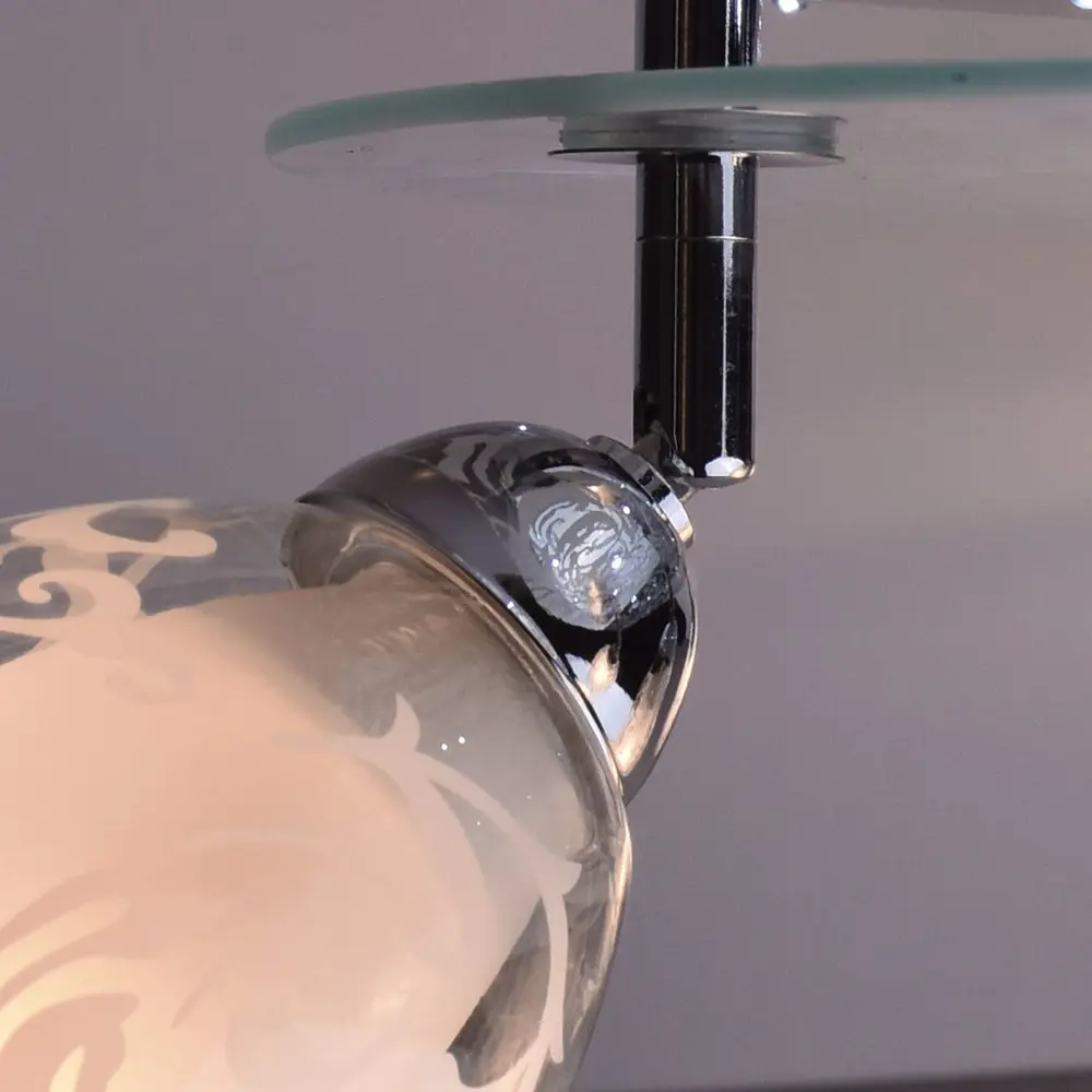 Фото 4 Люстра потолочная DE MARKT 459011004 4 лампы 12 м² цвет хром