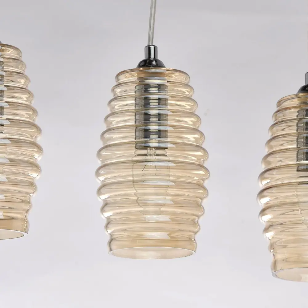 Фото 5 Люстра потолочная MW 354018103 3 лампы 6 м² цвет хром