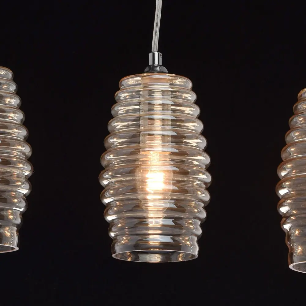 Фото 6 Люстра потолочная MW 354018103 3 лампы 6 м² цвет хром