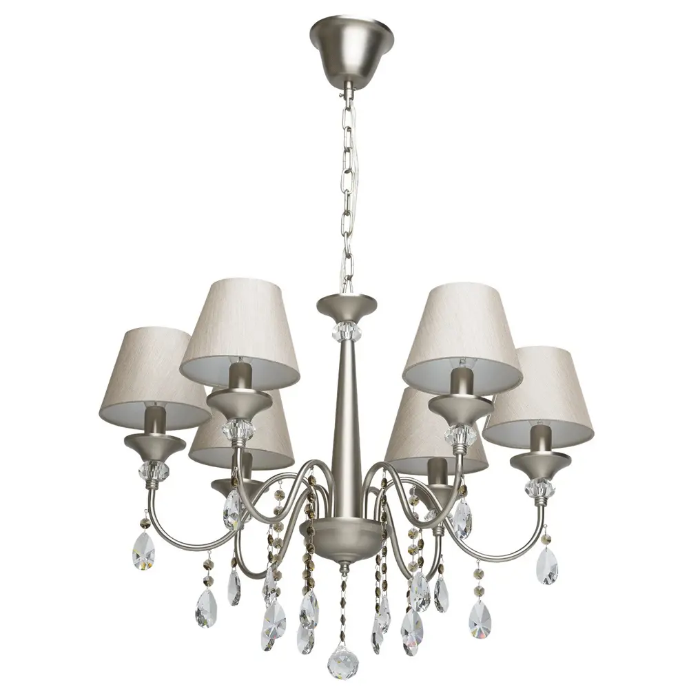 Фото Люстра потолочная MW 344018306 6 ламп 18 м² цвет хром