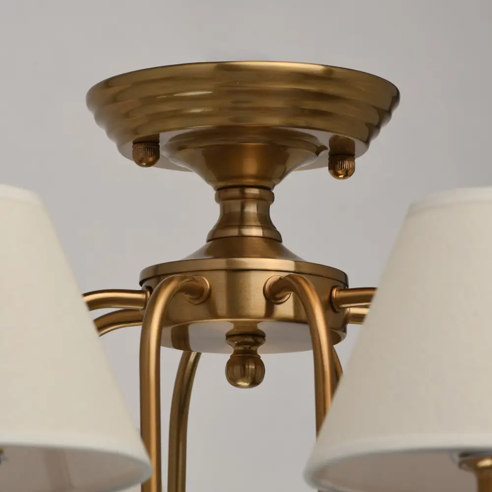 Фото 3 Люстра потолочная MW 614010908 8 ламп 16 м² цвет латунь Фото 3 Люстра потолочная MW 614010908 8 ламп 16 м² цвет латунь