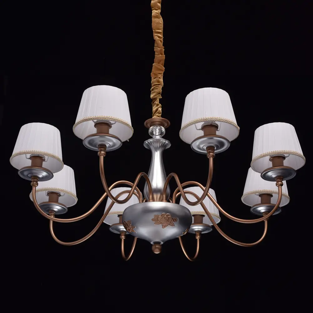 Фото 7 Люстра потолочная MW 361011008 8 ламп 16 м² цвет хром