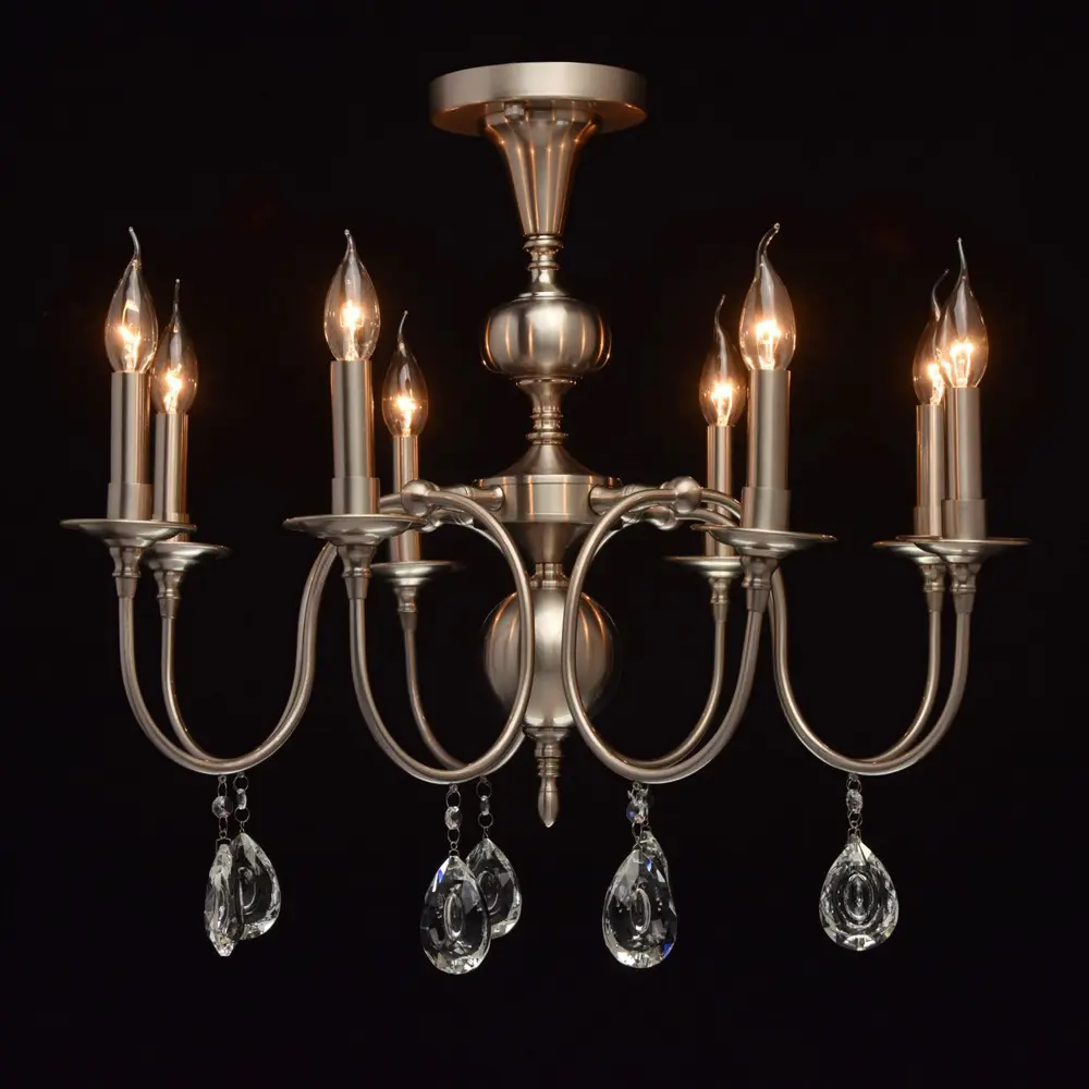 Фото 9 Люстра потолочная MW 614011408 8 ламп 16 м² цвет хром Фото 9 Люстра потолочная MW 614011408 8 ламп 16 м² цвет хром