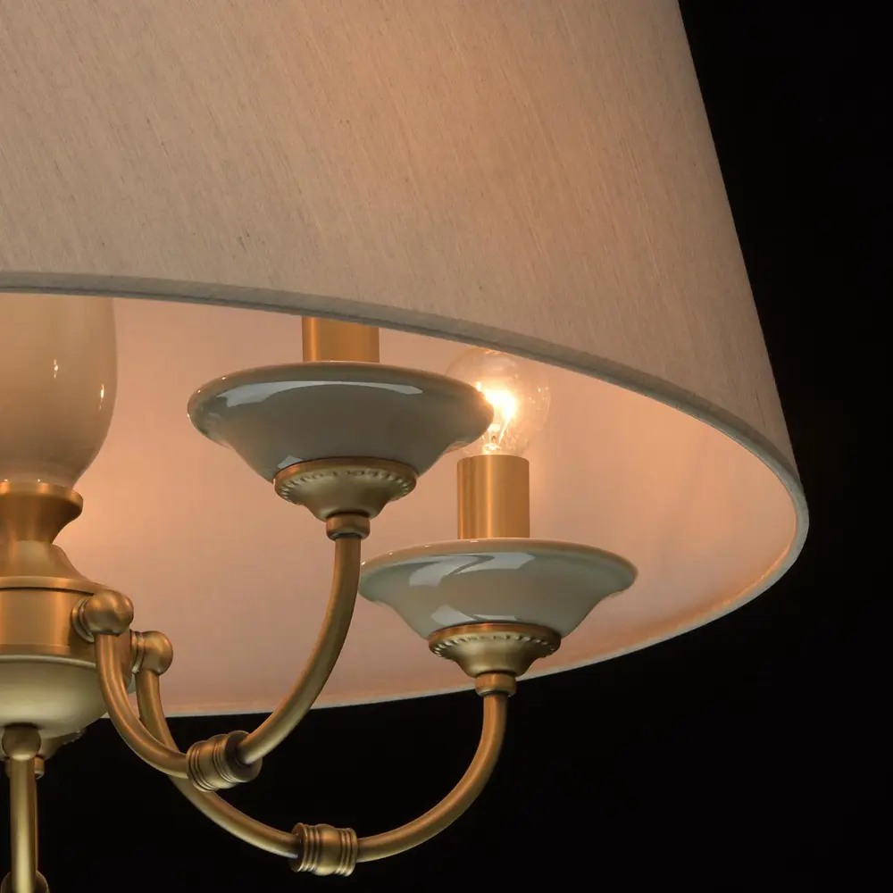 Фото 5 Люстра потолочная MW 713010705 5 ламп 10 м² цвет латунь Фото 5 Люстра потолочная MW 713010705 5 ламп 10 м² цвет латунь