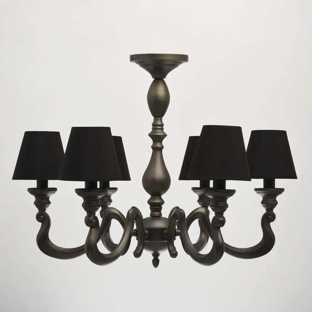 Фото 8 Люстра потолочная MW 694010606 6 ламп 12 м² цвет хром Фото 8 Люстра потолочная MW 694010606 6 ламп 12 м² цвет хром