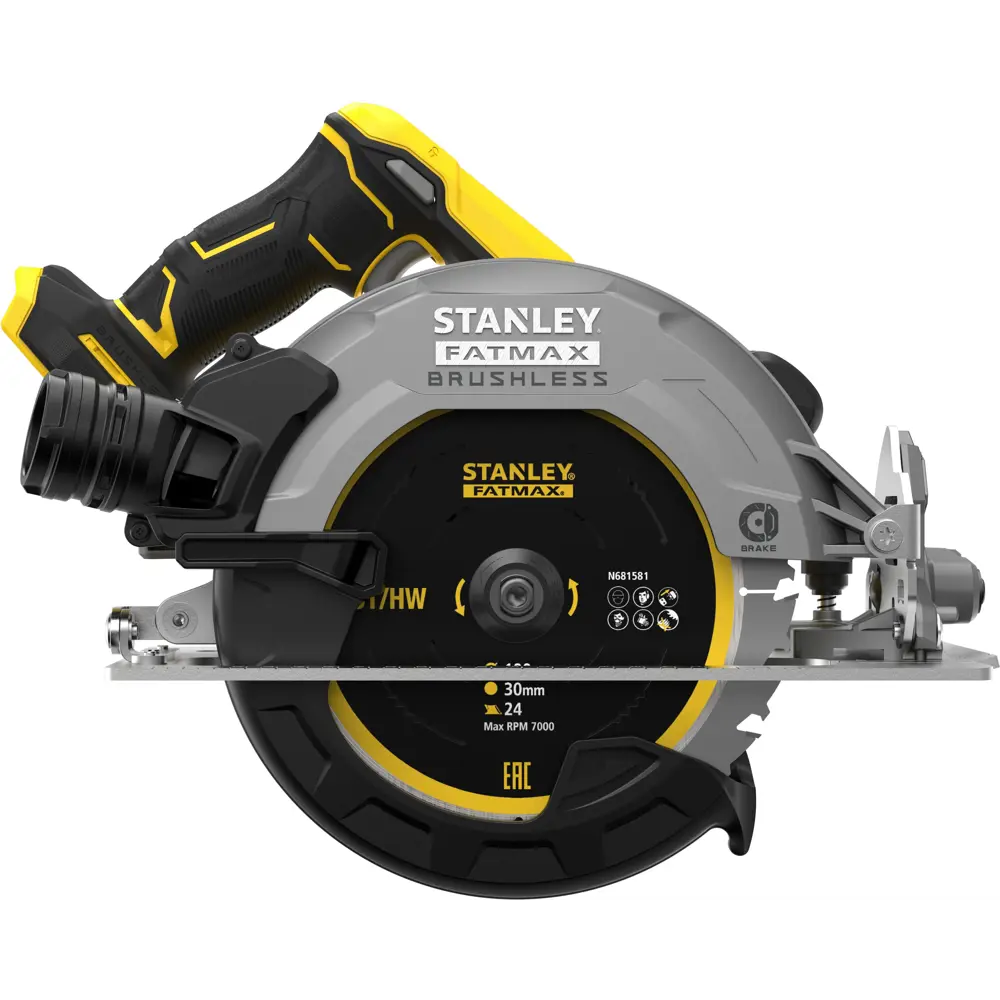 Фото 5 Циркулярная пила аккумуляторная Stanley Fatmax SFMCS550B-XJ, 18 В, 190 мм, без АКБ и ЗУ Фото 5 Циркулярная пила аккумуляторная Stanley Fatmax SFMCS550B-XJ, 18 В, 190 мм, без АКБ и ЗУ