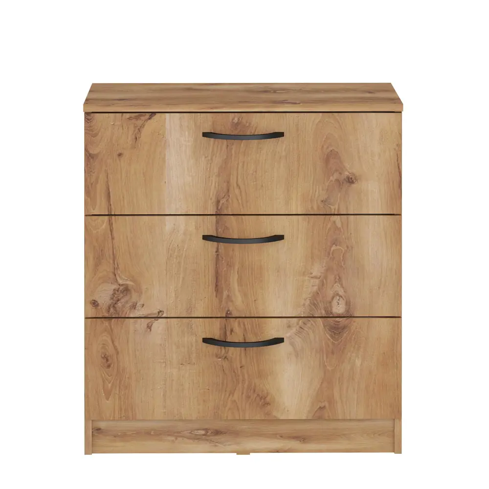 Фото 2 Комод Мебельная фабрика 1+1 3 ящика 70x36x75.6 см ЛДСП цвет дуб кельтик Фото 2 Комод Мебельная фабрика 1+1 3 ящика 70x36x75.6 см ЛДСП цвет дуб кельтик