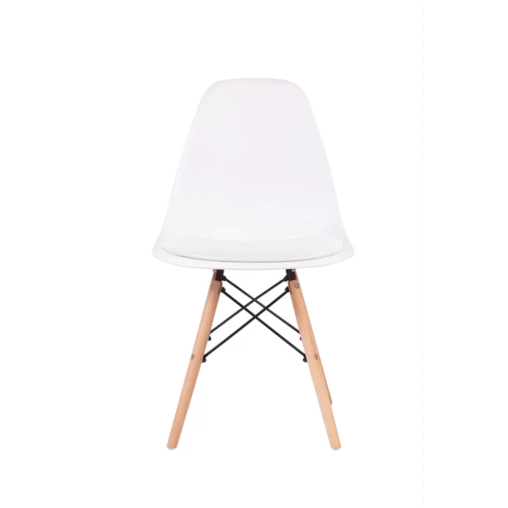 Фото 2 Стул с мягким сиденьем Treet FITZ 84x43x47 см полипропилен цвет белый STFS-0102