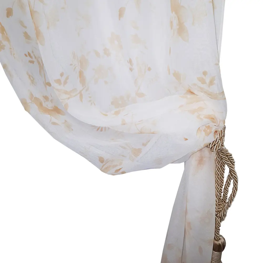 Фото 3 Штора на шторной ленте Belezza Amore 140х260 см цвет шампань