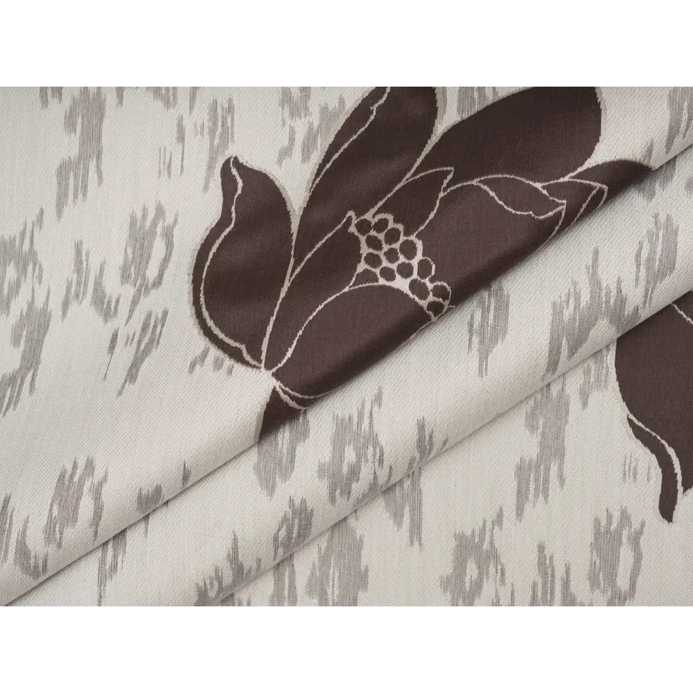 Фото 9 Штора на шторной ленте Цветы 150x250 см цвет бежевый Фото 9 Штора на шторной ленте Цветы 150x250 см цвет бежевый