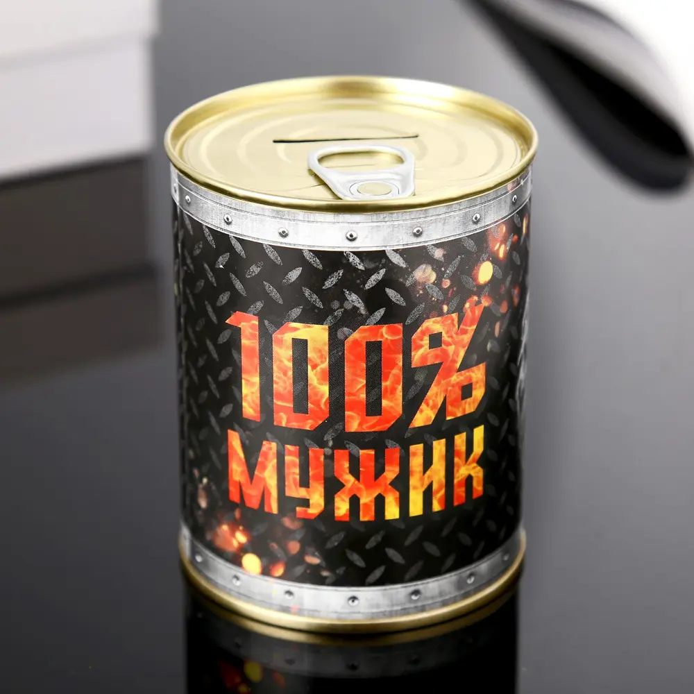 Фото Копилка-банка металл "Мужик сказал" 7.3x9.5 см