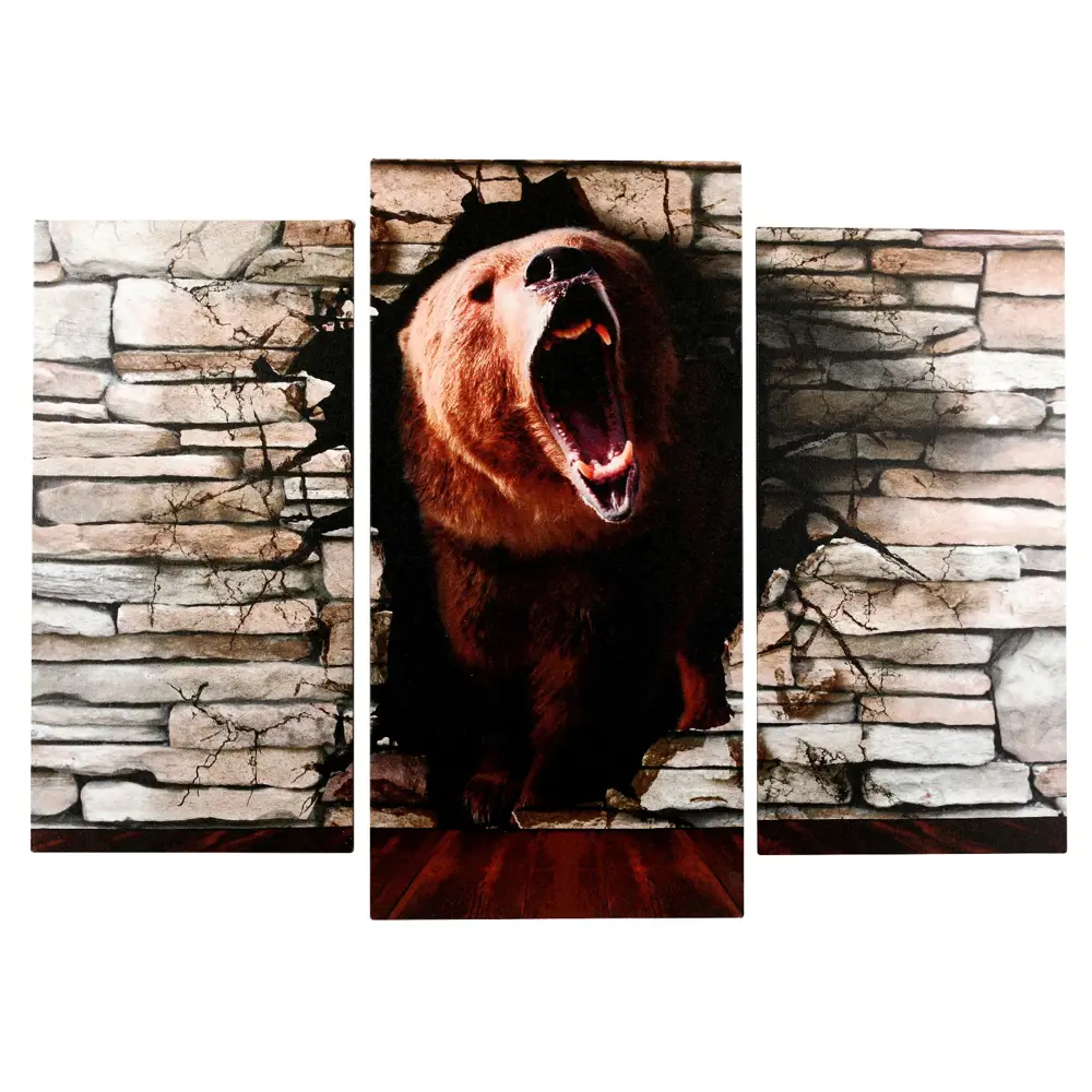 Фото Картина без обрамления Simaland "Дикий зверь" 60x80 см