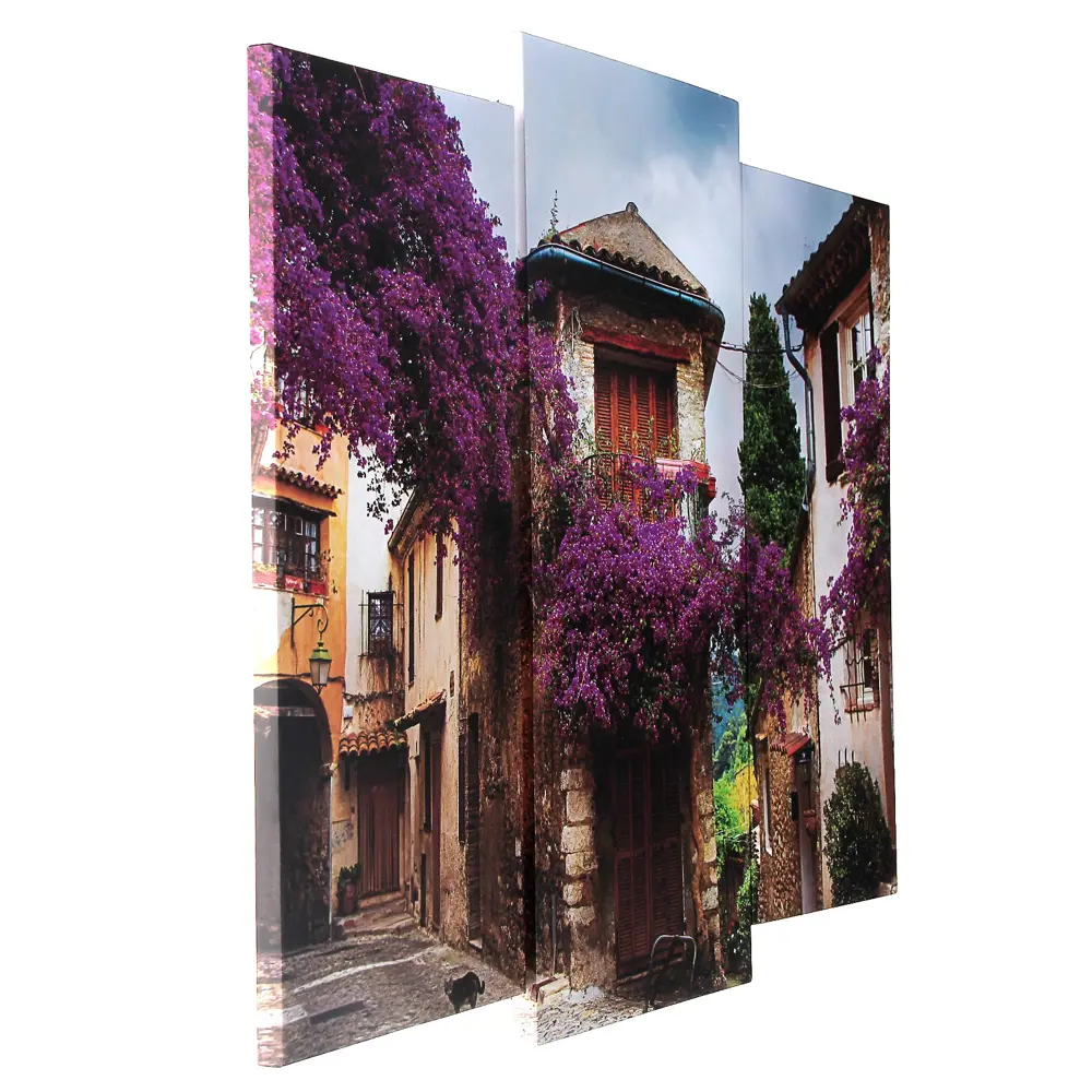 Фото 2 Картина без обрамления Simaland "Цветочный двор" 60x80 см