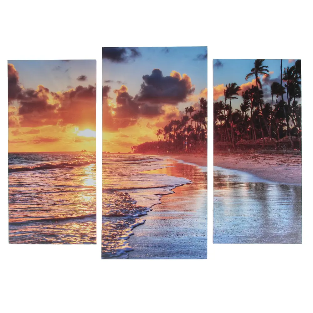 Фото Картина без обрамления Simaland "Пальмовый берег" 60x80 см