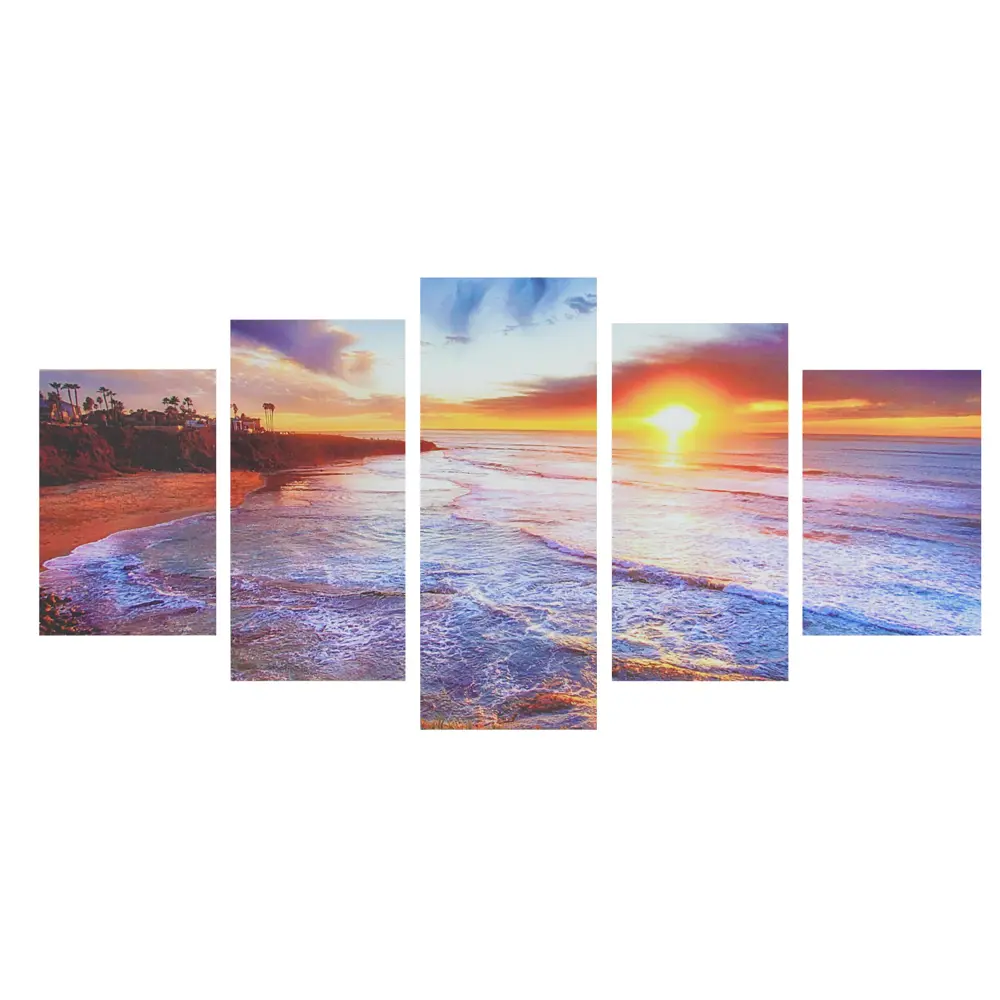 Фото Картина без обрамления Simaland "Морской берег" 50x110 см