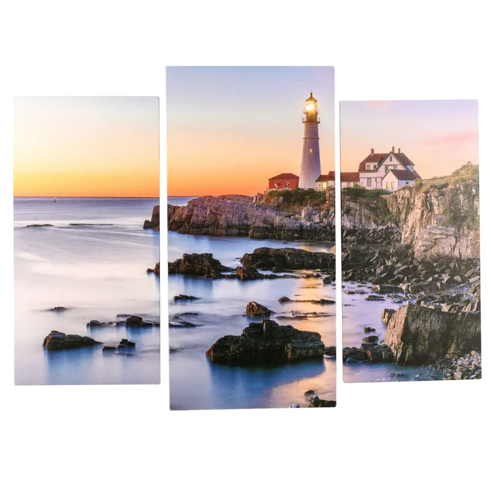 Фото Картина без обрамления Simaland "Свет маяка" 60x80 см Фото Картина без обрамления Simaland "Свет маяка" 60x80 см