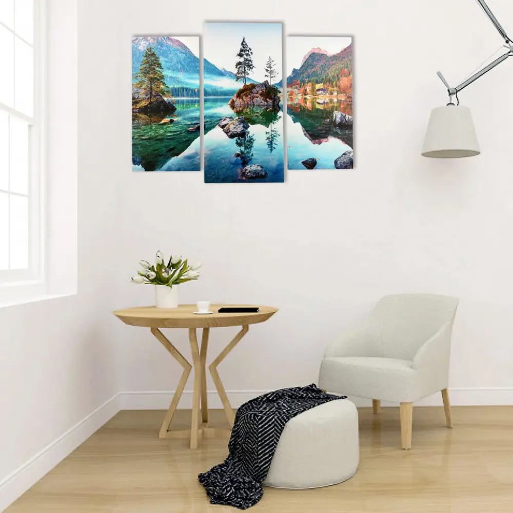 Фото 4 Картина без обрамления Simaland "Хрустальные воды гор" 60x80 см