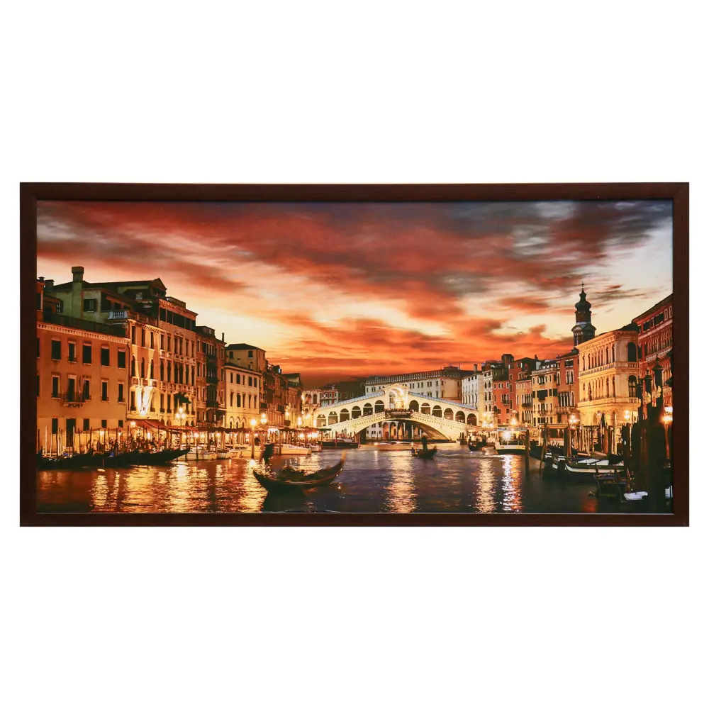 Фото Картина "Город на закате" 55x104 см Фото Картина "Город на закате" 55x104 см
