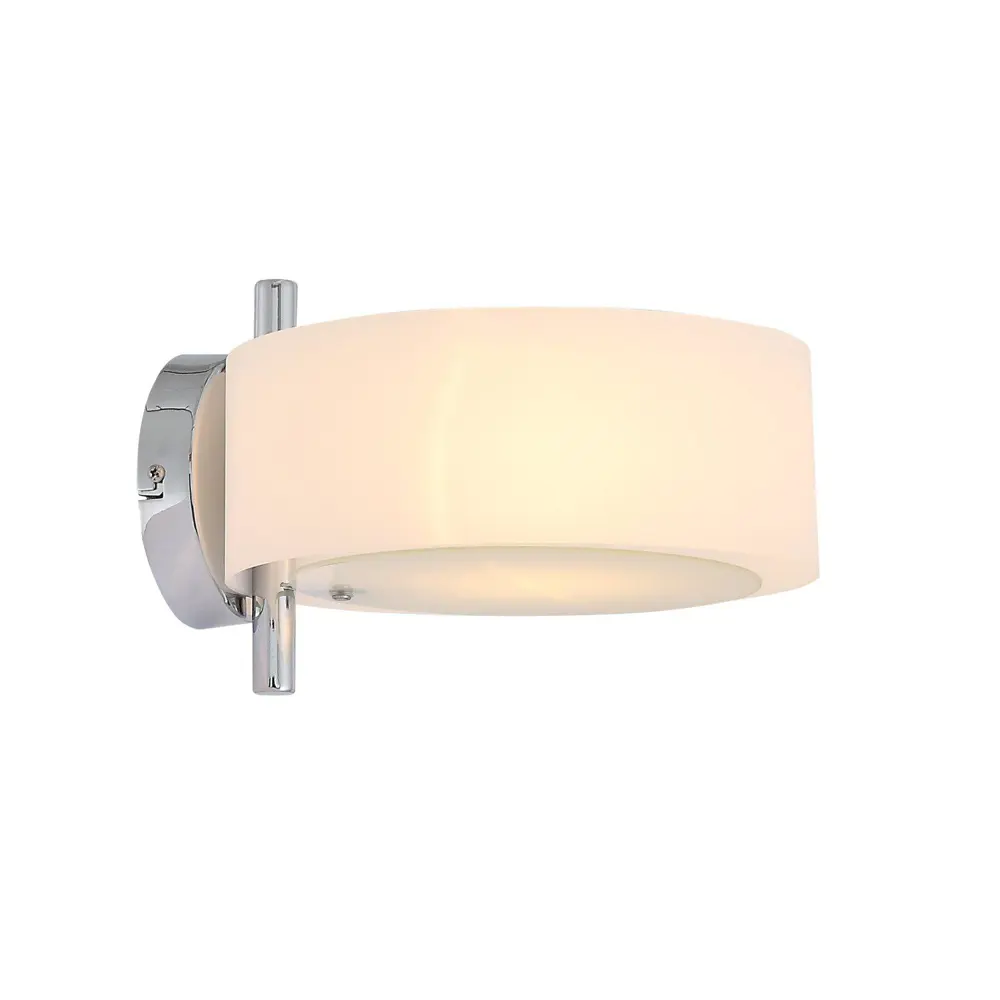 Фото Настенный светильник ALMA LIGHT ALW00166CH-MK1-E27.1x60W цвет белый, хром Фото Настенный светильник ALMA LIGHT ALW00166CH-MK1-E27.1x60W цвет белый, хром