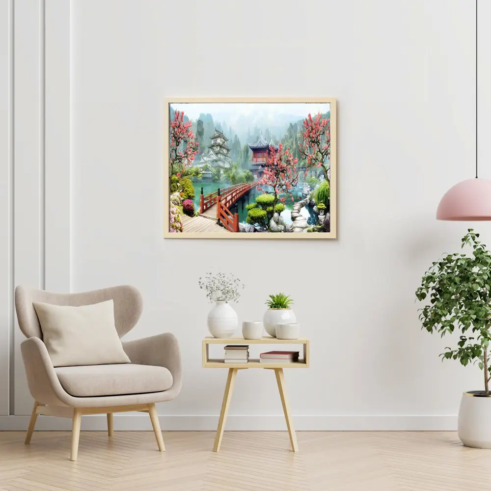 Фото 2 Картина по номерам Molly 40x50 см Японский Пейзаж (28 цветов) Фото 2 Картина по номерам Molly 40x50 см Японский Пейзаж (28 цветов)