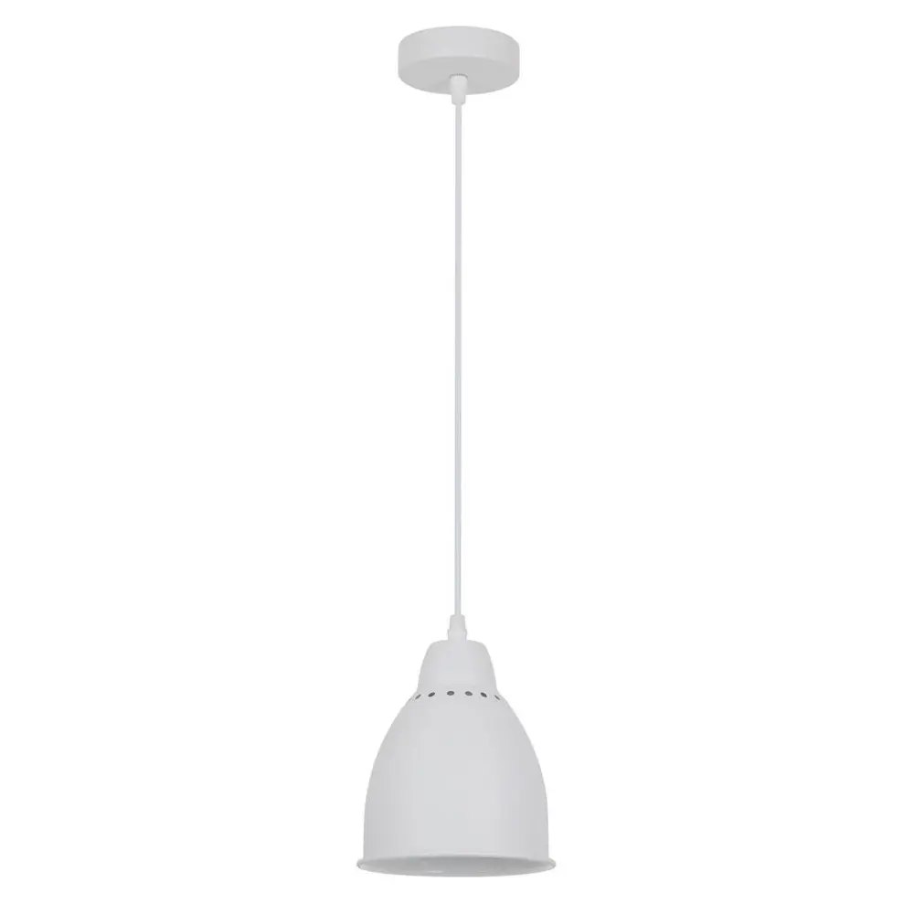 Фото Люстра подвесная ARTE LAMP A2054SP-1WH Braccio White 1 лампа 3 м² цвет белый Фото Люстра подвесная ARTE LAMP A2054SP-1WH Braccio White 1 лампа 3 м² цвет белый