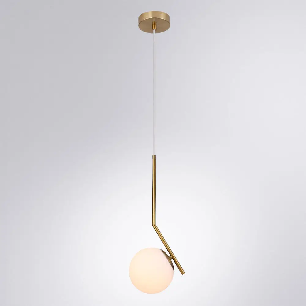 Фото 4 Люстра подвесная ARTE LAMP A1924SP-1AB Bolla-Unica 1 лампа 3 м² цвет белый Фото 4 Люстра подвесная ARTE LAMP A1924SP-1AB Bolla-Unica 1 лампа 3 м² цвет белый
