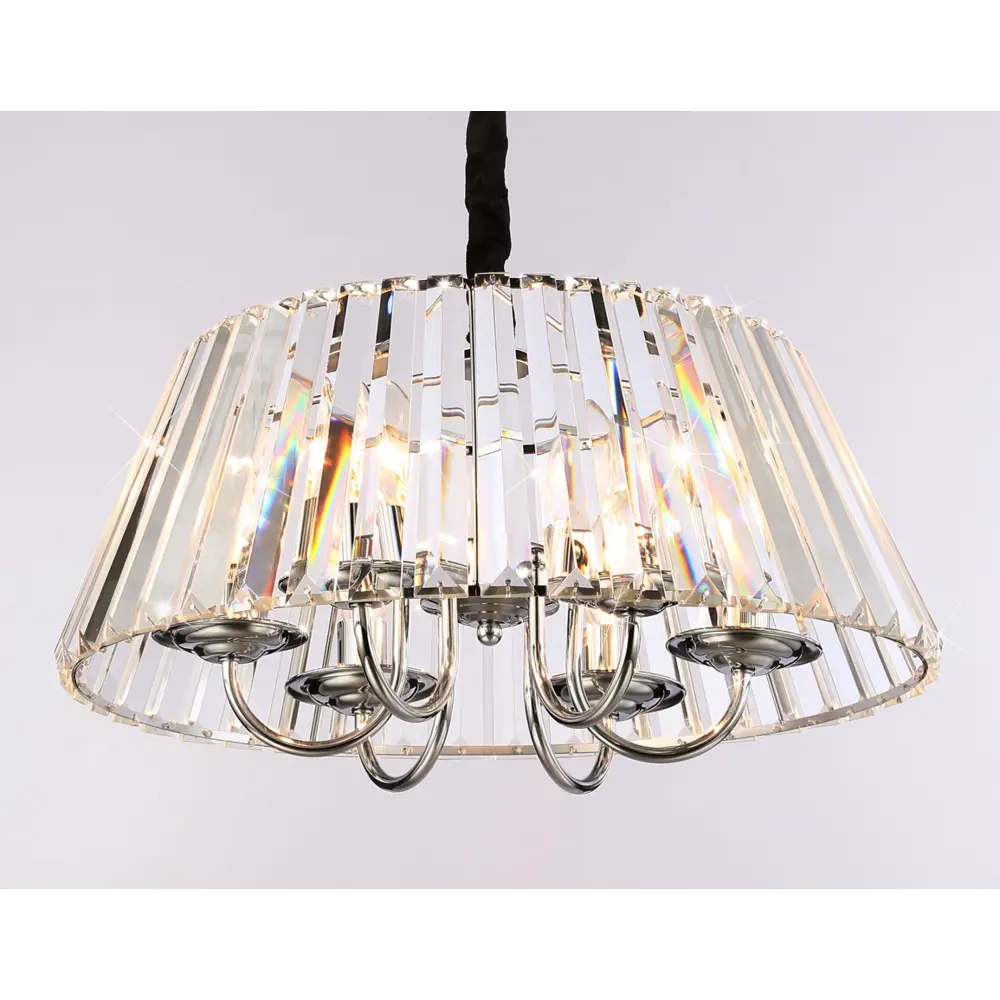 Фото 4 Люстра на штанге хрустальная Ambrella Light TR5038 Traditional 1 лампа 18 м² цвет бесцветный - прозрачный Фото 4 Люстра на штанге хрустальная Ambrella Light TR5038 Traditional 1 лампа 18 м² цвет бесцветный - прозрачный