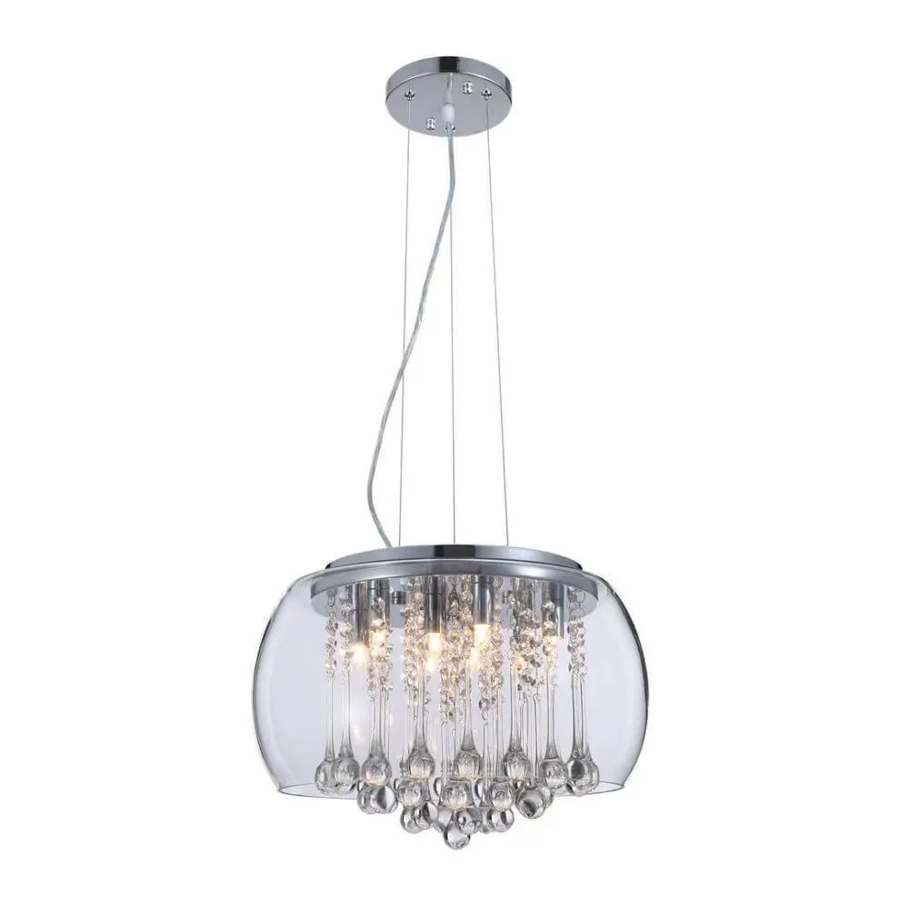 Фото Люстра подвесная ARTE LAMP A7054SP-8CC 92 8 ламп 16 м² цвет разноцветный