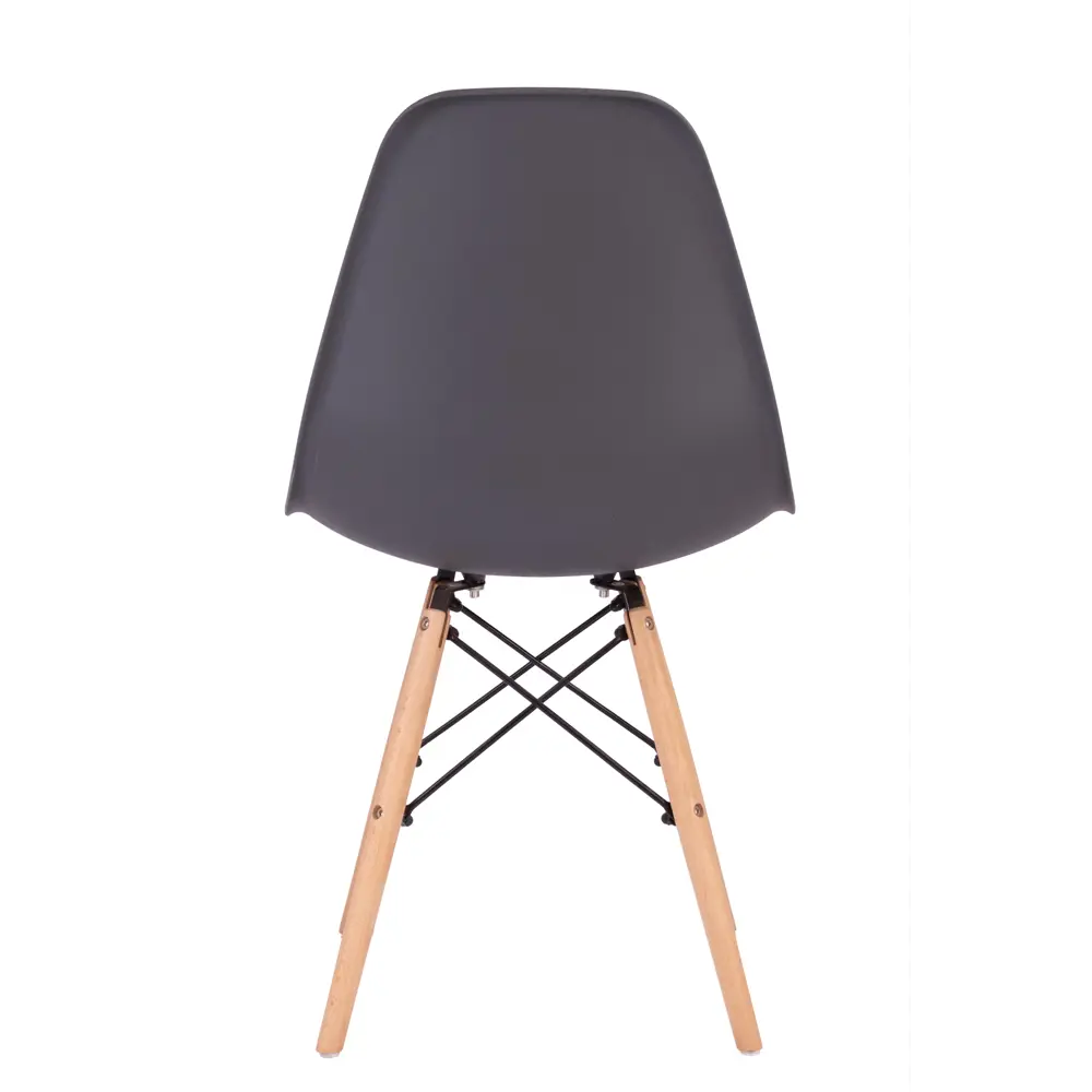 Фото 2 Стул с мягким сиденьем Treet FITZ 84x43x47 см полипропилен цвет темно-серый STFS-0302