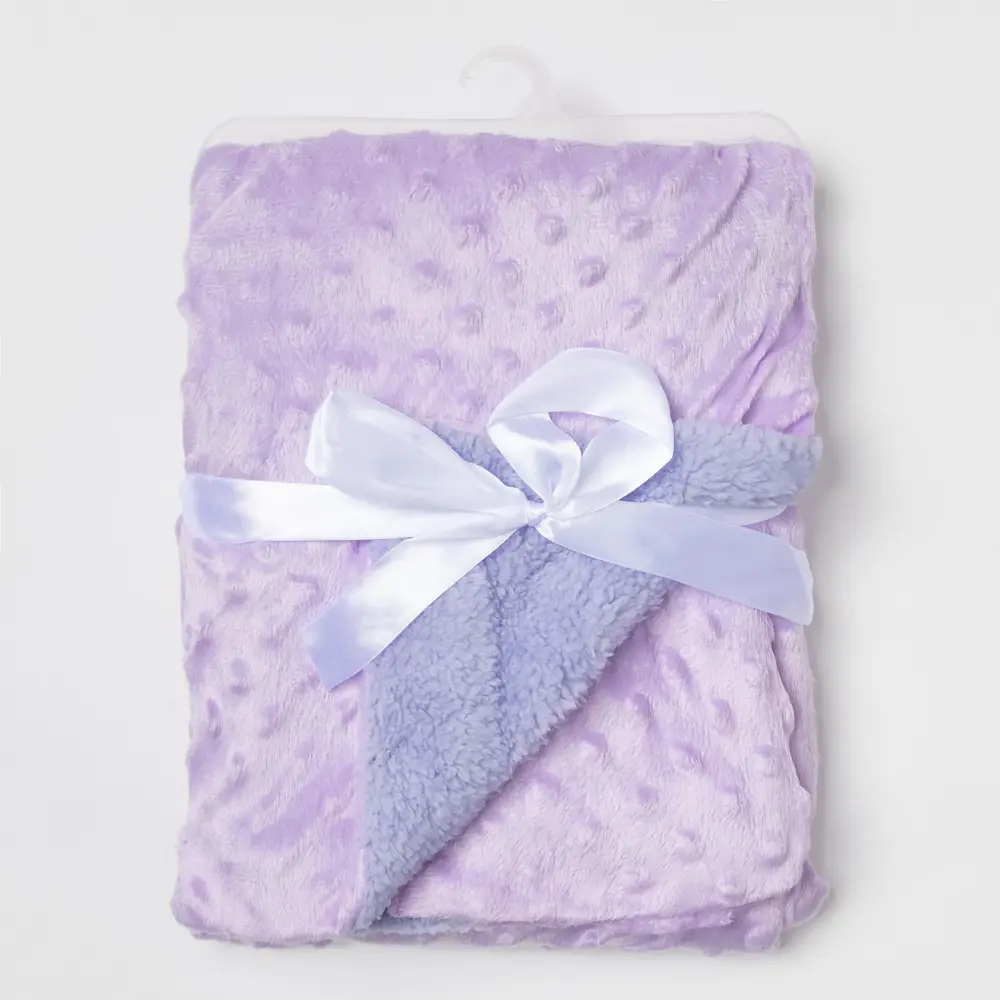 Фото 5 Плед Крошка я 3488752, 76x100 см, велсофт, цвет сиреневый