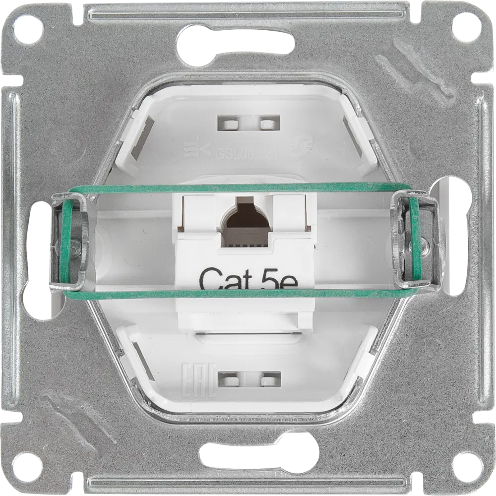 Фото 4 Розетка компьютерная встраиваемая Systeme Electric Glossa RJ45 cat 5E цвет молочный Фото 4 Розетка компьютерная встраиваемая Systeme Electric Glossa RJ45 cat 5E цвет молочный