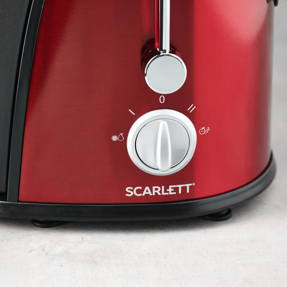 Фото 5 Соковыжималка электрическая Scarlett SC-JE50S15 0.3 л металл цвет красный Фото 5 Соковыжималка электрическая Scarlett SC-JE50S15 0.3 л металл цвет красный