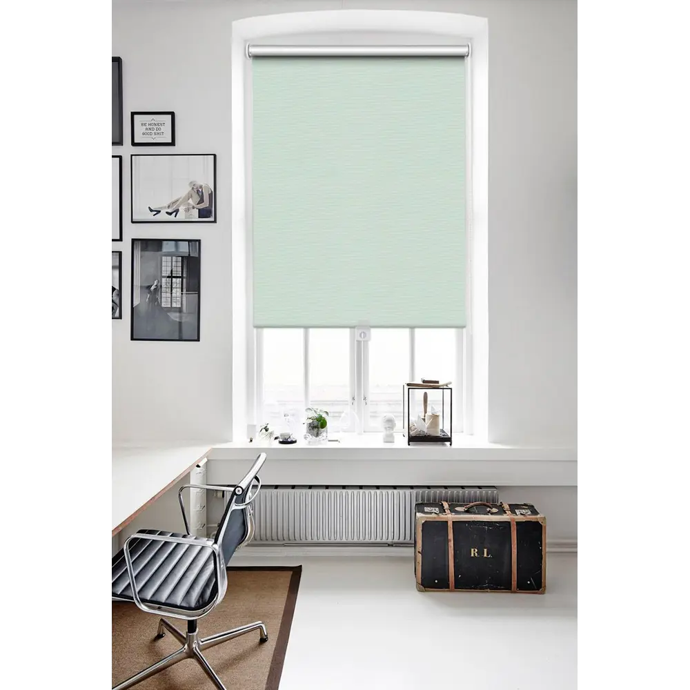 Фото 4 Рулонная штора Mrolls Spring BO 70x175 см без цепи привода цвет мятный