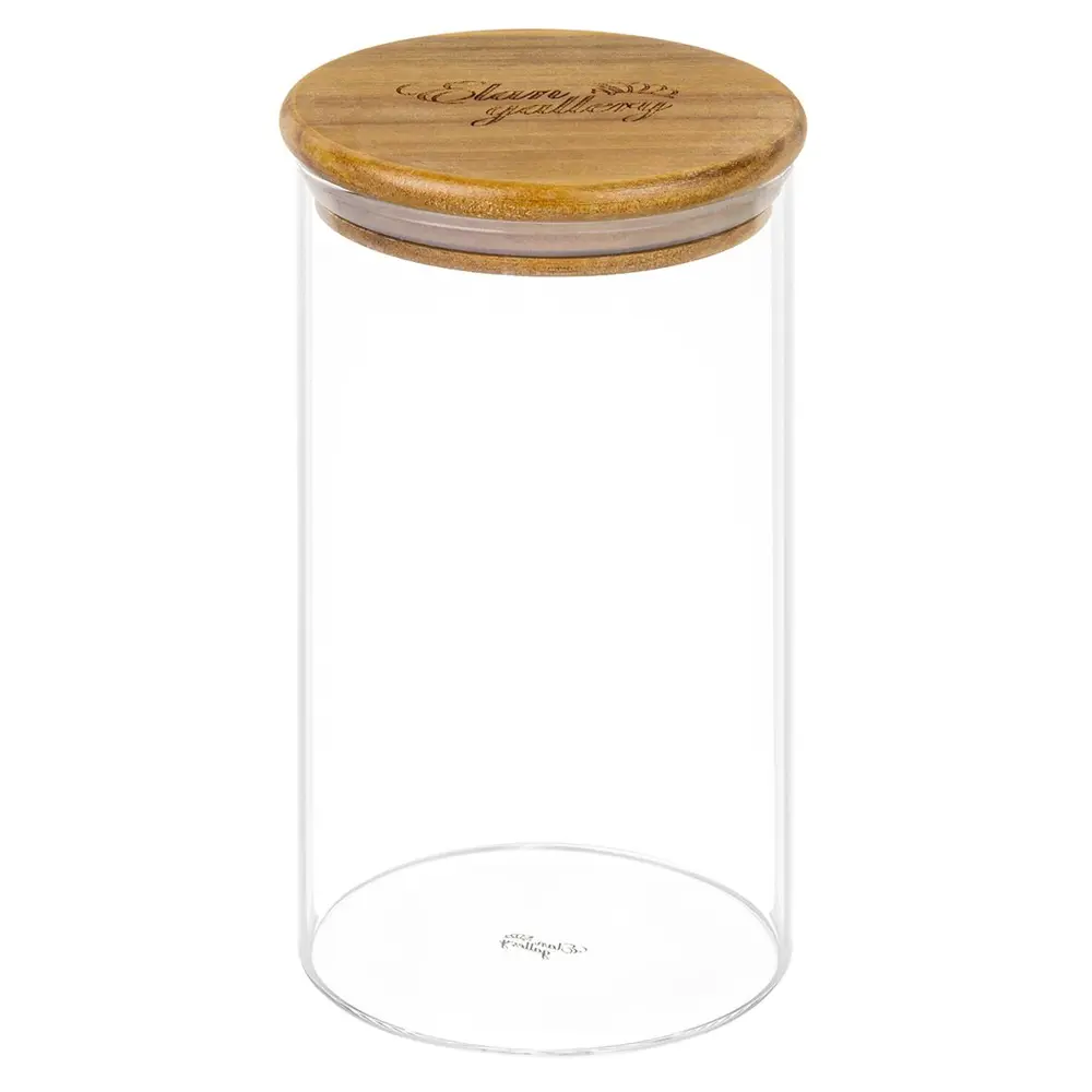 Фото 3 Банка для сыпучих продуктов Elan gallery Crystal glass 0.7 л стекло цвет коричневый Фото 3 Банка для сыпучих продуктов Elan gallery Crystal glass 0.7 л стекло цвет коричневый