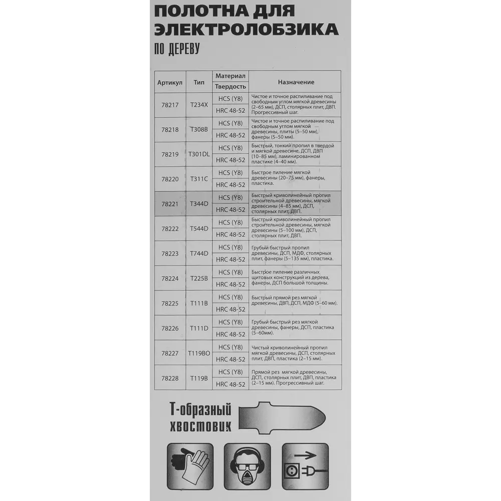 Фото 5 Пилка для лобзика по дереву Matrix T344D чистый рез, 3 шт. Фото 5 Пилка для лобзика по дереву Matrix T344D чистый рез, 3 шт.