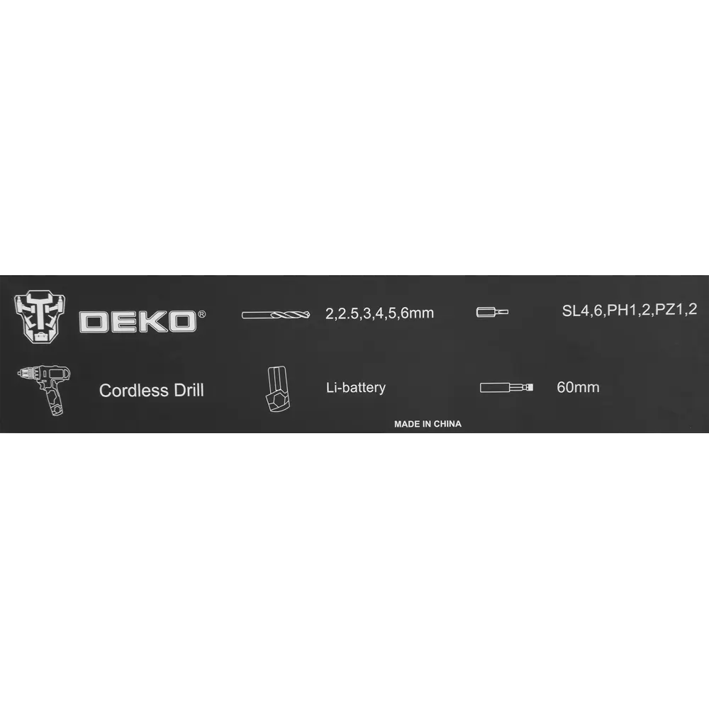 Фото 10 Дрель-шуруповерт аккумуляторная Deko GCD12DU3 12 В Li-ion 2x3 Ач набор сверл и бит Фото 10 Дрель-шуруповерт аккумуляторная Deko GCD12DU3 12 В Li-ion 2x3 Ач набор сверл и бит