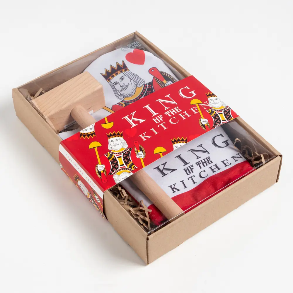 Фото 6 Прихватка Доляна 7090110 20x28 см габардин цвет красный