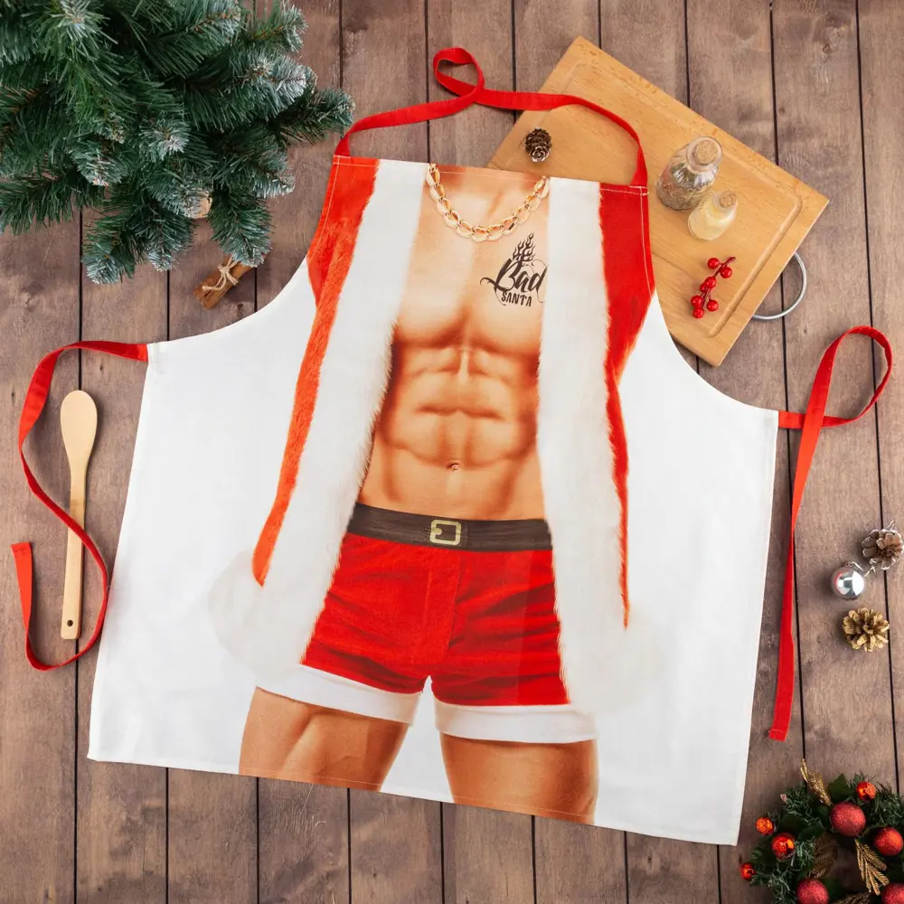 Фото Фартук Этель Новый год 5215735 хлопок цвет белый Фото Фартук Этель Новый год 5215735 хлопок цвет белый