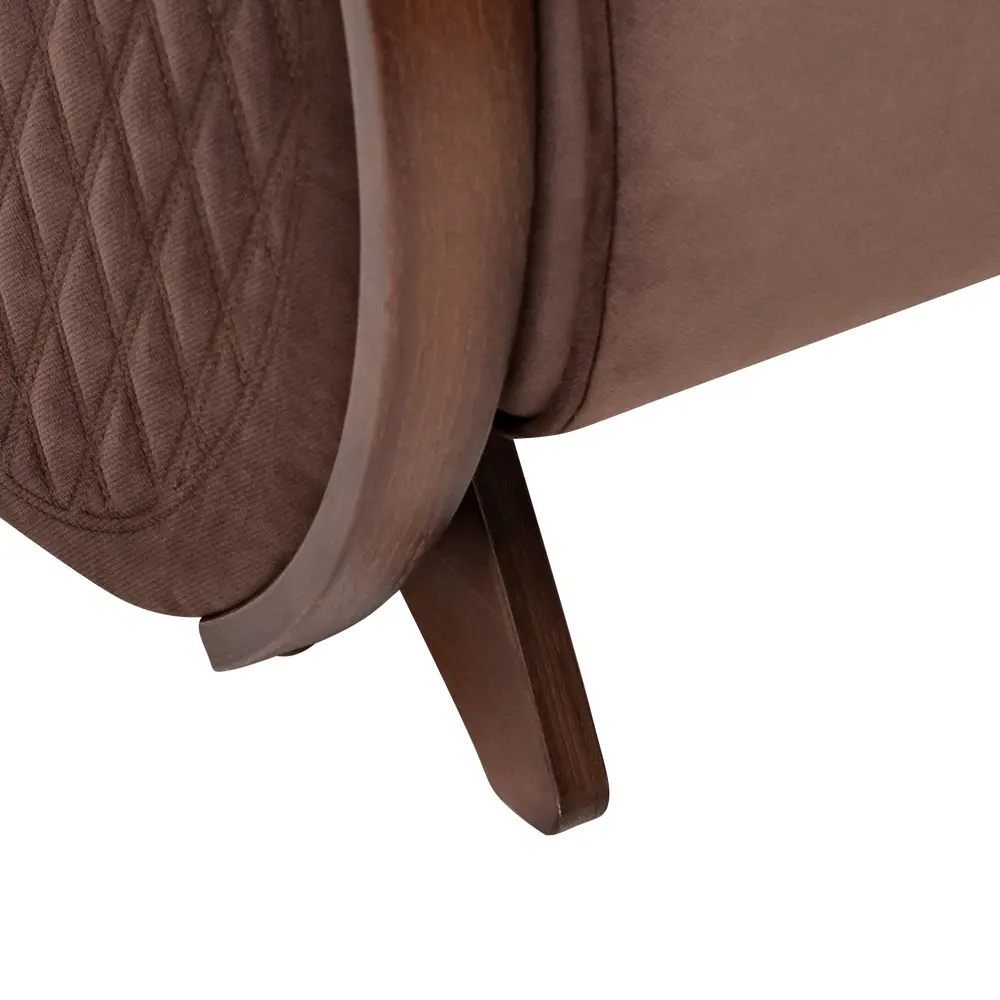 Фото 2 Кресло-качалка Комфорт 70x105x84 цвет коричневый Фото 2 Кресло-качалка Комфорт 70x105x84 цвет коричневый